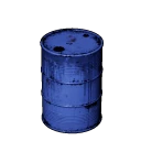 Barile in metallo blu's icon