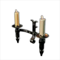 Double Wall Candle Sconce