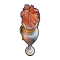 Vase aus der Reihe „Alabaster“ mit Buntnessel